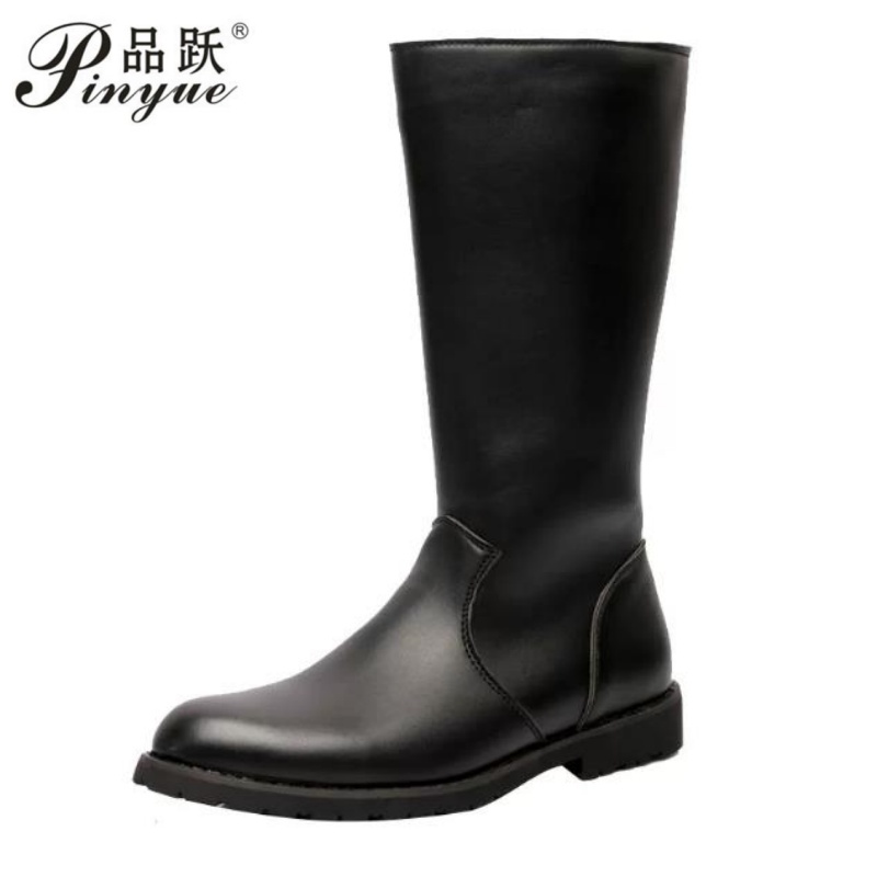 Mens Fashion Combat Boots - Modische Herren- und Damen-Motorradstiefel aus echtem