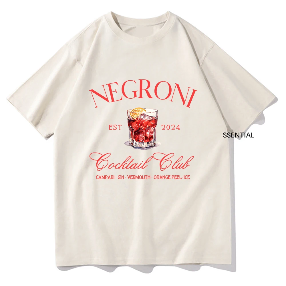Men'S Fashion Old Money - Negroni Social Club T-Shirts Mode Männer/Frauen