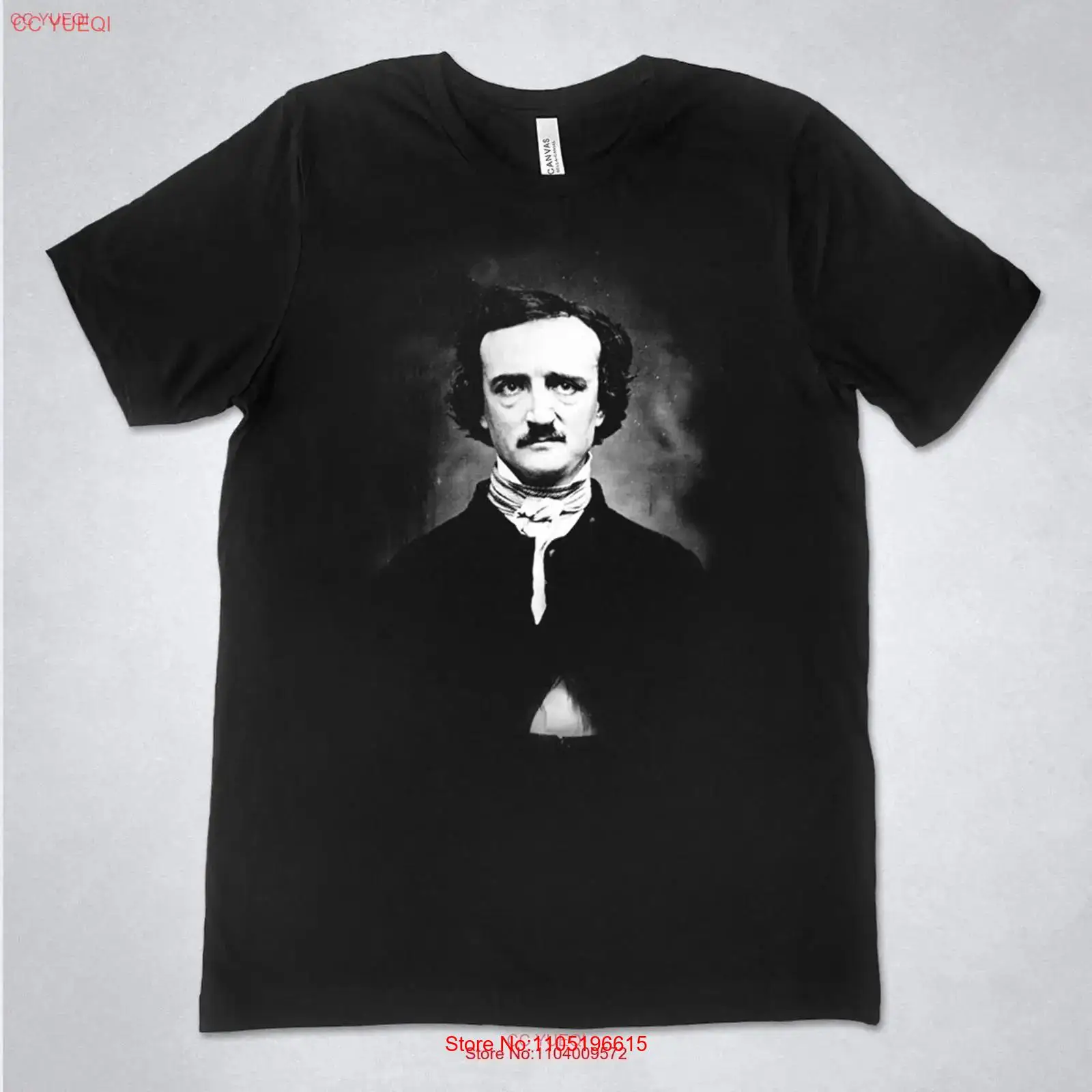 Men'S Fashion Old Money - Edgar Allan Poe Shirt Porträtfoto Writer