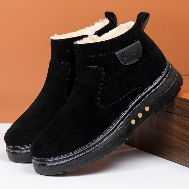 Mens Fashion Winter 2025 - Winter neue hohe dicke Schneestiefel einfache