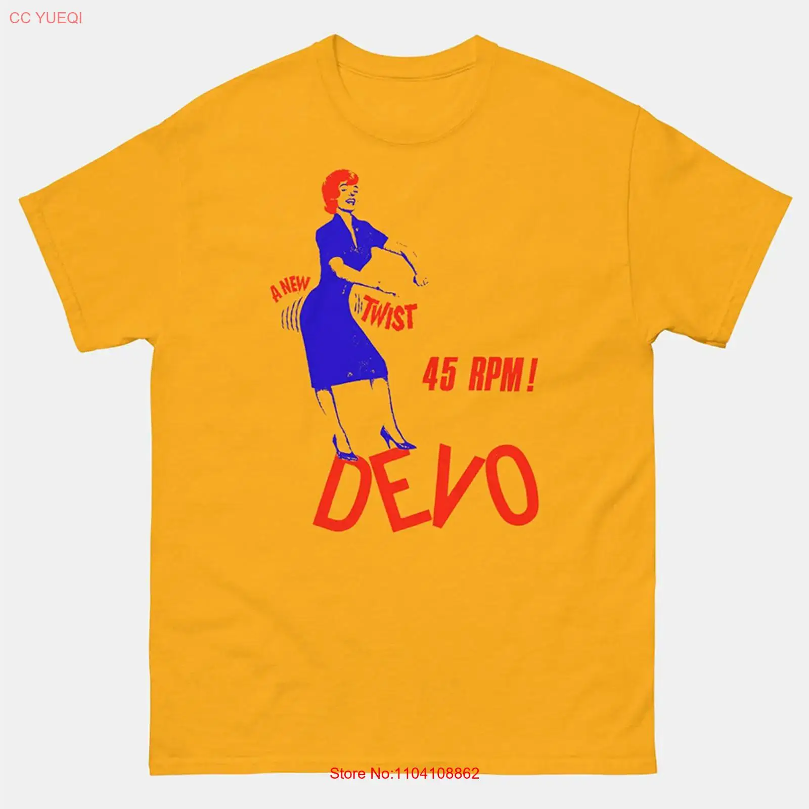 Yellow Men'S Fashion - DEVO Band – ein neues, gelbes