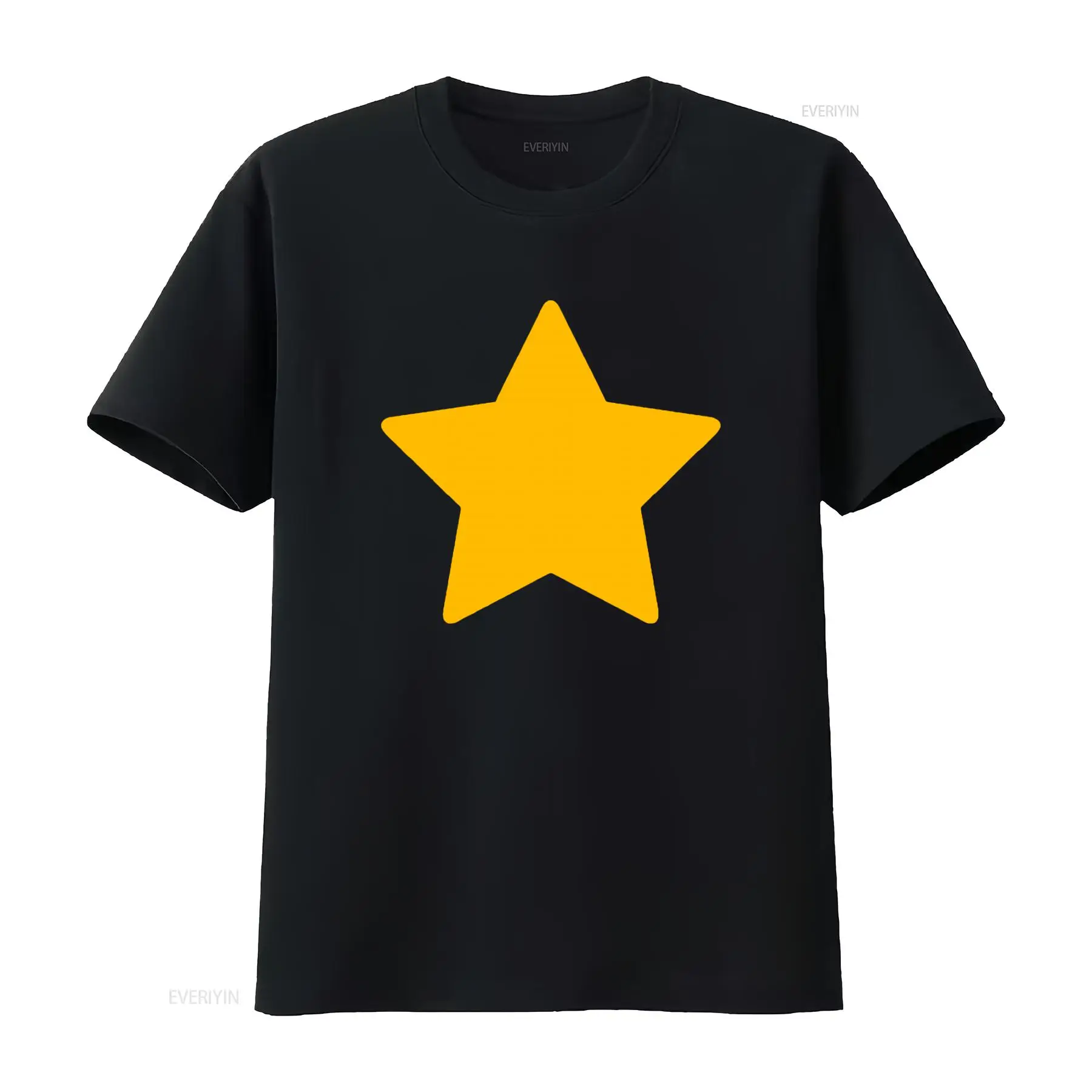 Yellow Men'S Fashion - Steven Universe T-Shirt mit gelbem Stern-Print