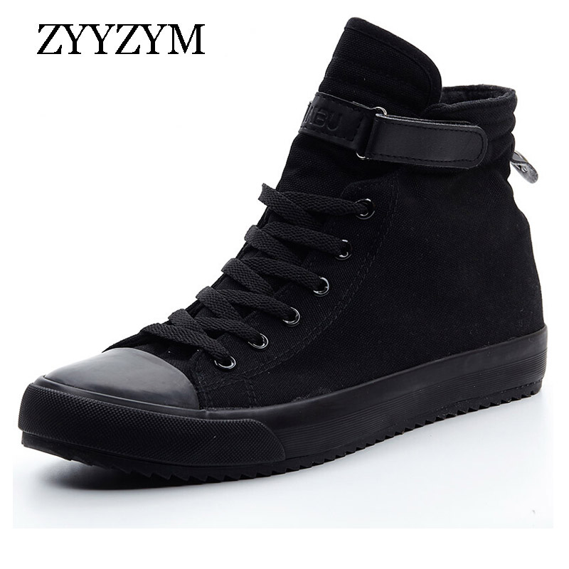 Mens Fashion Help - Männer Leinwand Schuhe Mode High-Top-Turnschuhe Frühling
