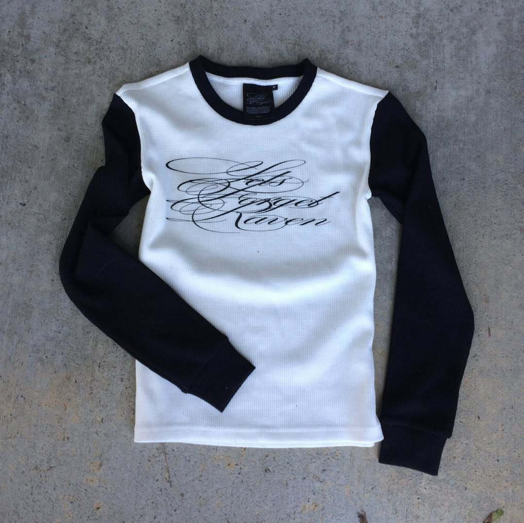 Mens Fashion Summer - Neues Langarm-T-Shirt Dunkles Retro Y2K Bedrucktes