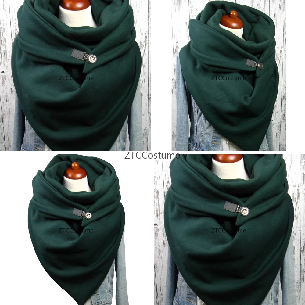 Mens Fashion Poncho - Cosplay Unisex Baumwoll-Tubeschal Winter Mode Poncho
