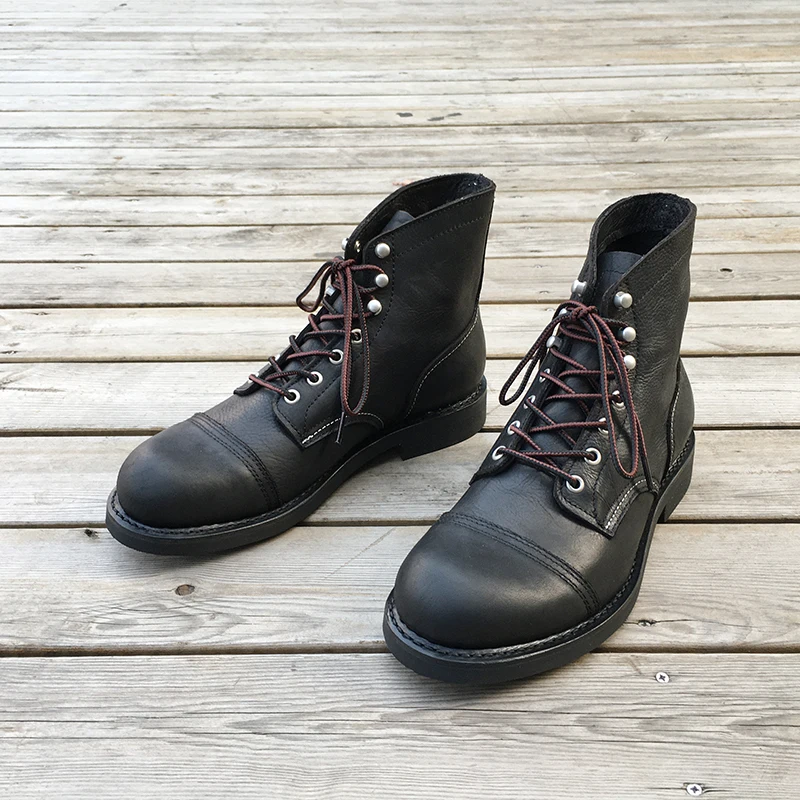 Fashion Men'S Boots - Neue Männer Schuhe Luxus Marke Vintage