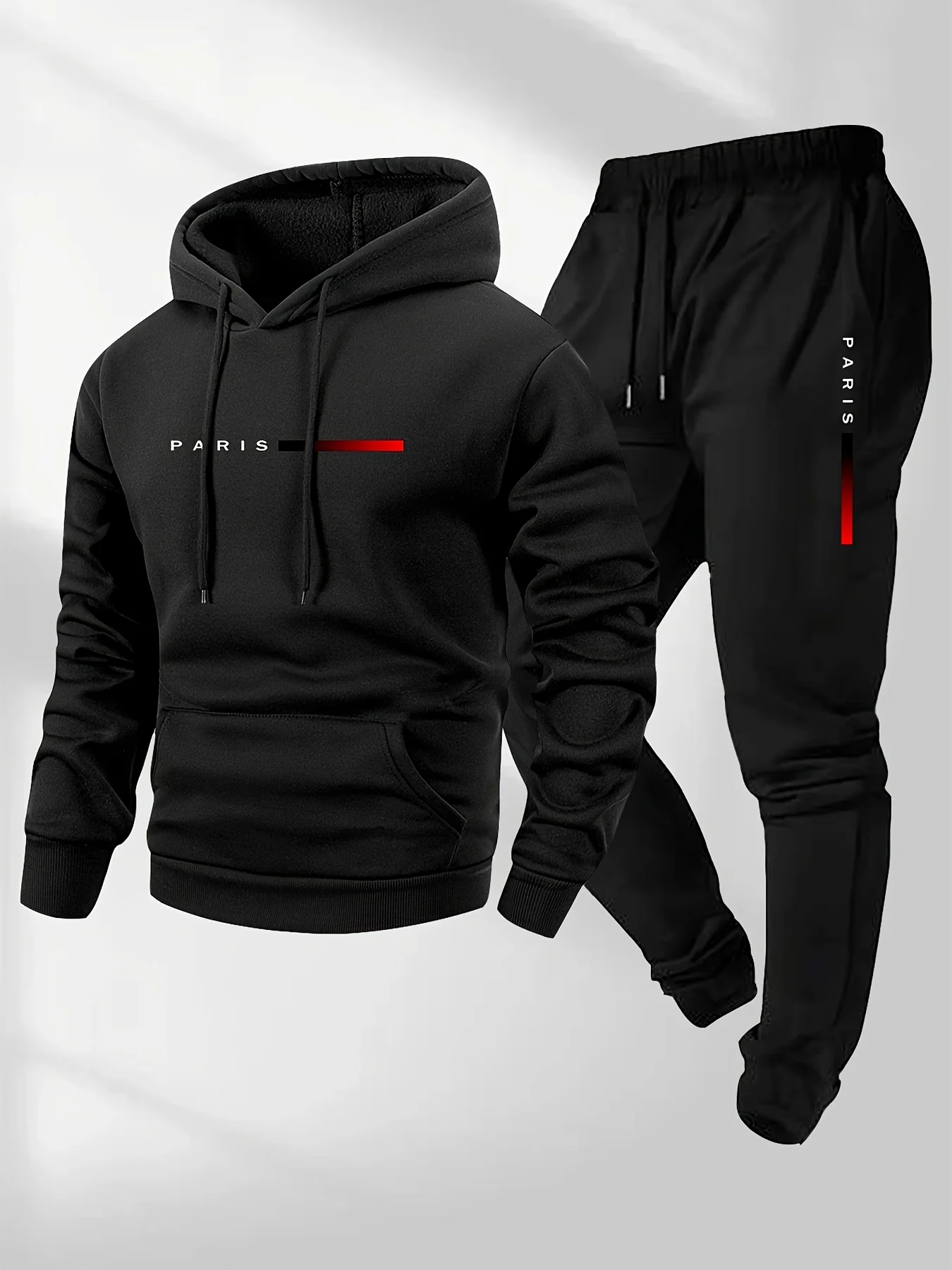 Mens Fashion Casual Outfits - Neuer Trend Street Fashion Buchstaben-Bedrucktes Sportbekleidungs-Set