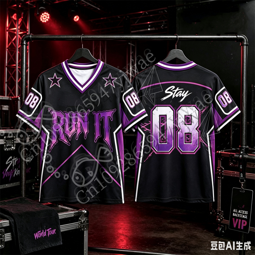 2026 Run It Jersey Kpop Konzer – Men'S Fashion V Neck T Shirts Bewertung und Preis