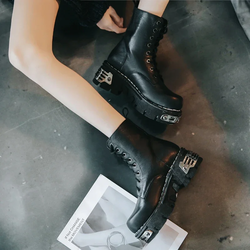 Neue Modische Punk Herren Echt – Mens Fashion Combat Boots Bewertung und Preis