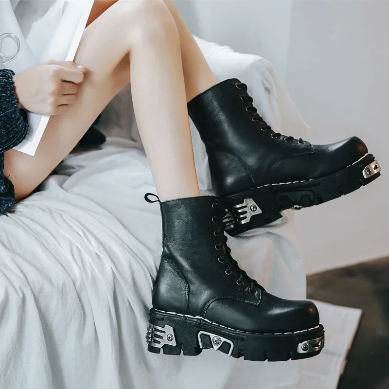 Neue Modische Punk Herren Echt – Mens Fashion Combat Boots Bewertung und Preis