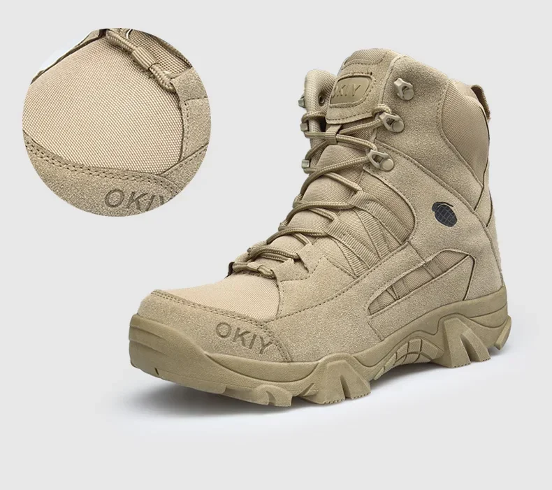 Outdoor-Leder-Wanderschuhe für – Mens Fashion Combat Boots Bewertung und Preis