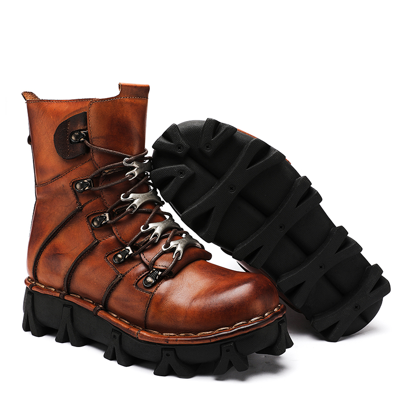 Modische Herren-Motorradstiefe – Mens Fashion Combat Boots Bewertung und Preis