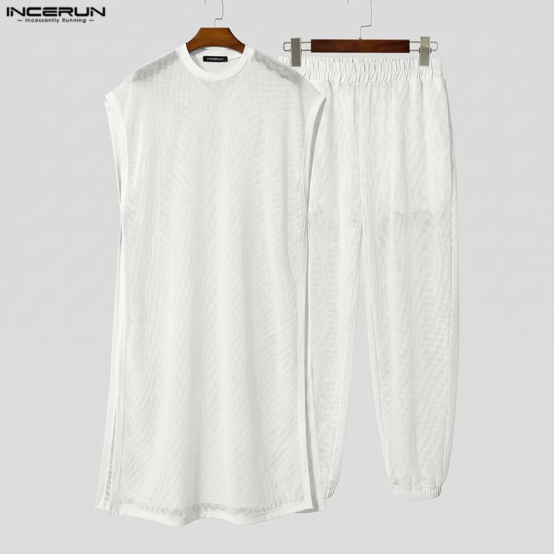 INCERUN Herren-Sets: Transpare – Mens Fashion Summer Bewertung und Preis