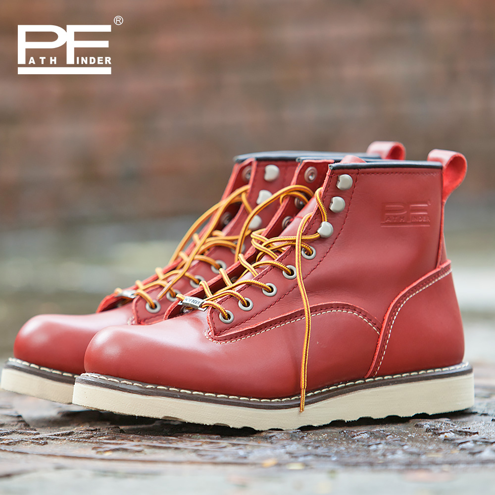 Herren-Arbeitsstiefel aus echt – Yellow Men'S Fashion Bewertung und Preis
