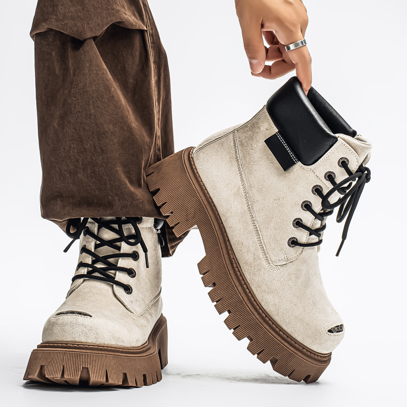 Klassische High-Top-Stiefel au – Fashion Men'S Boots Bewertung und Preis
