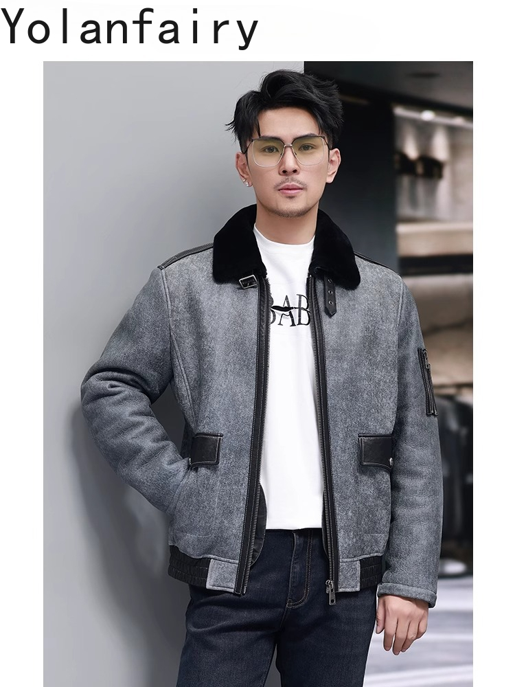 YOLANFAIRY Kurze Natürliche Pe – Mens Fashion Winter 2025 Bewertung und Preis