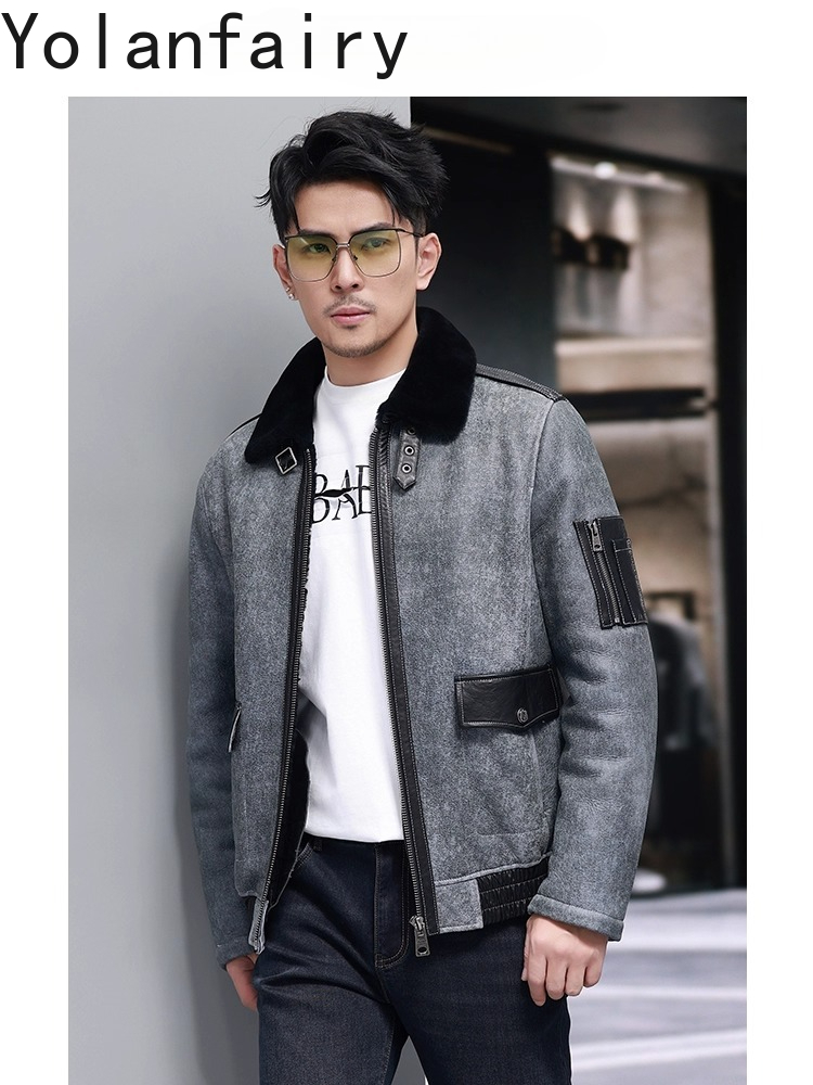 YOLANFAIRY Kurze Natürliche Pe – Mens Fashion Winter 2025 Bewertung und Preis