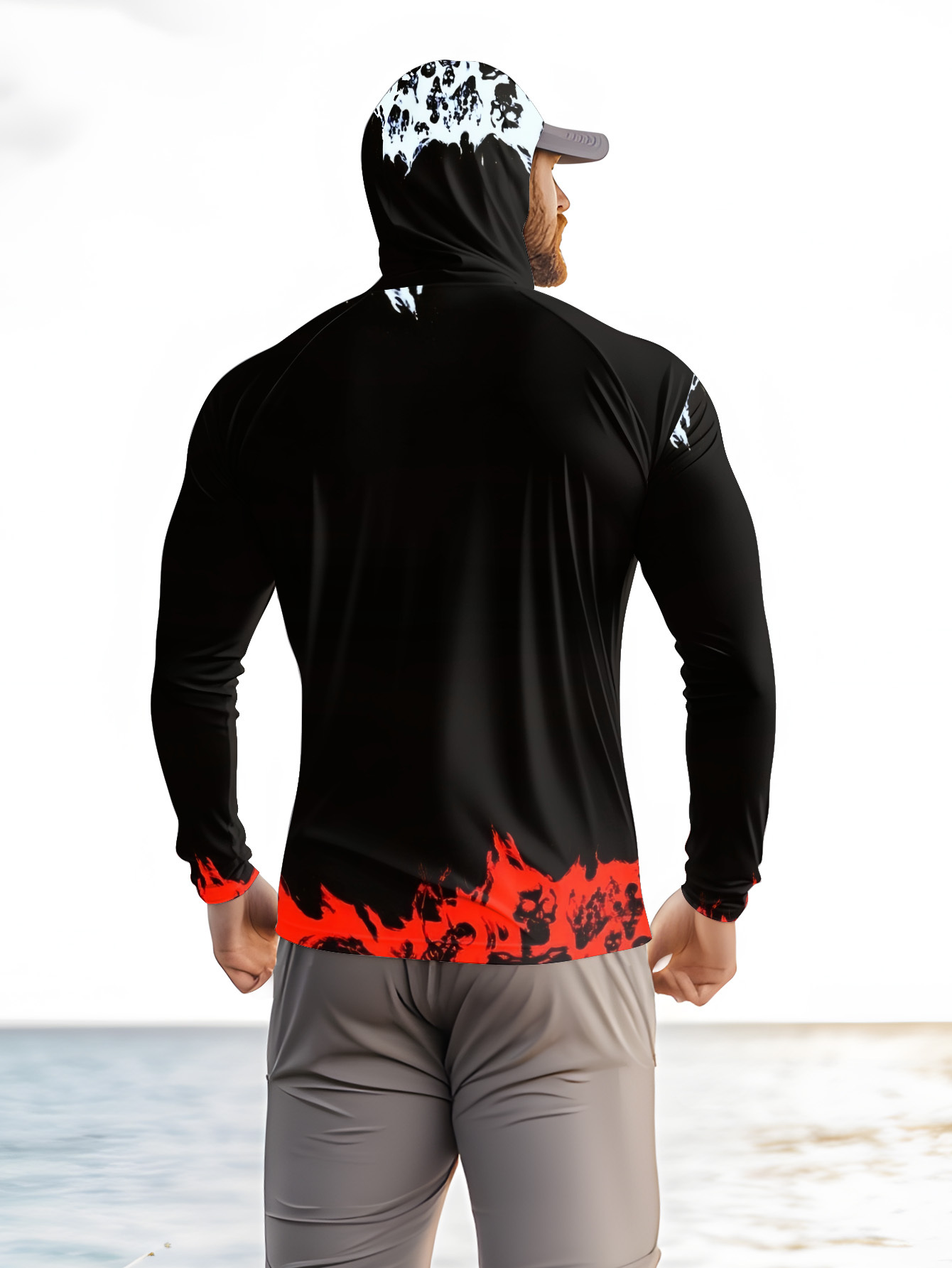Herren Angelhemd mit Kapuze, l – Mens Fashion Summer Bewertung und Preis