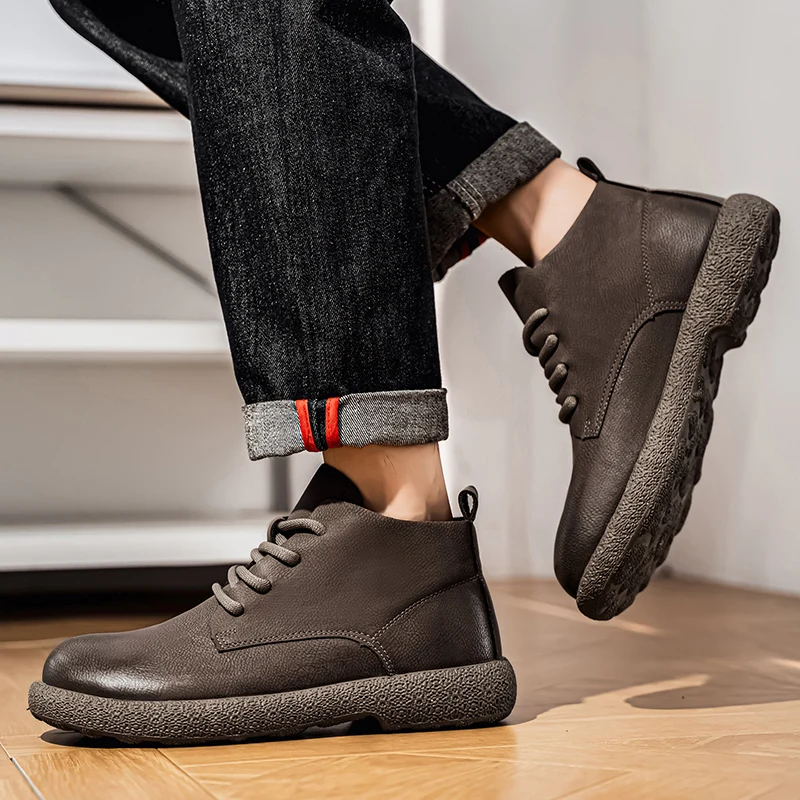 Herren-Stiefeletten, braune ku – Fashion Men'S Boots Bewertung und Preis