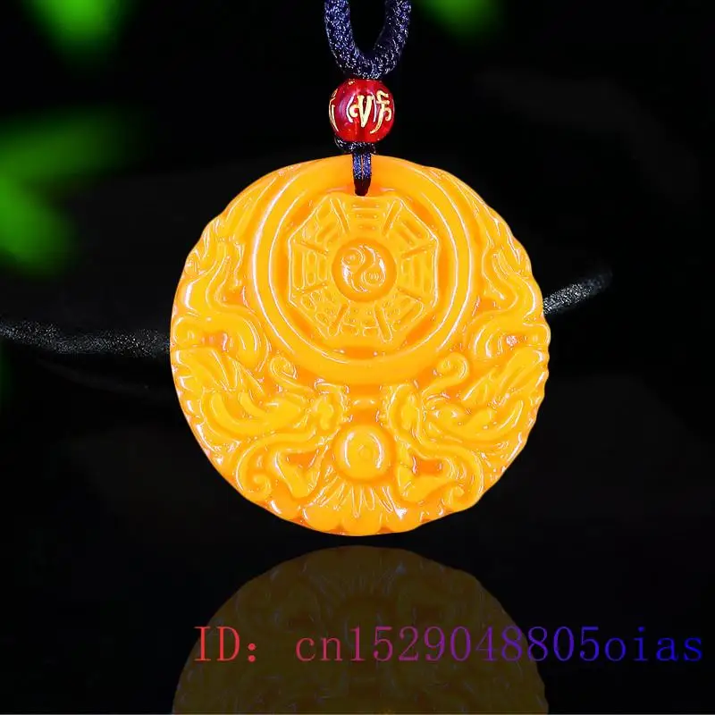 Gelb Jade Drachen Anhänger Ges – Yellow Men'S Fashion Bewertung und Preis