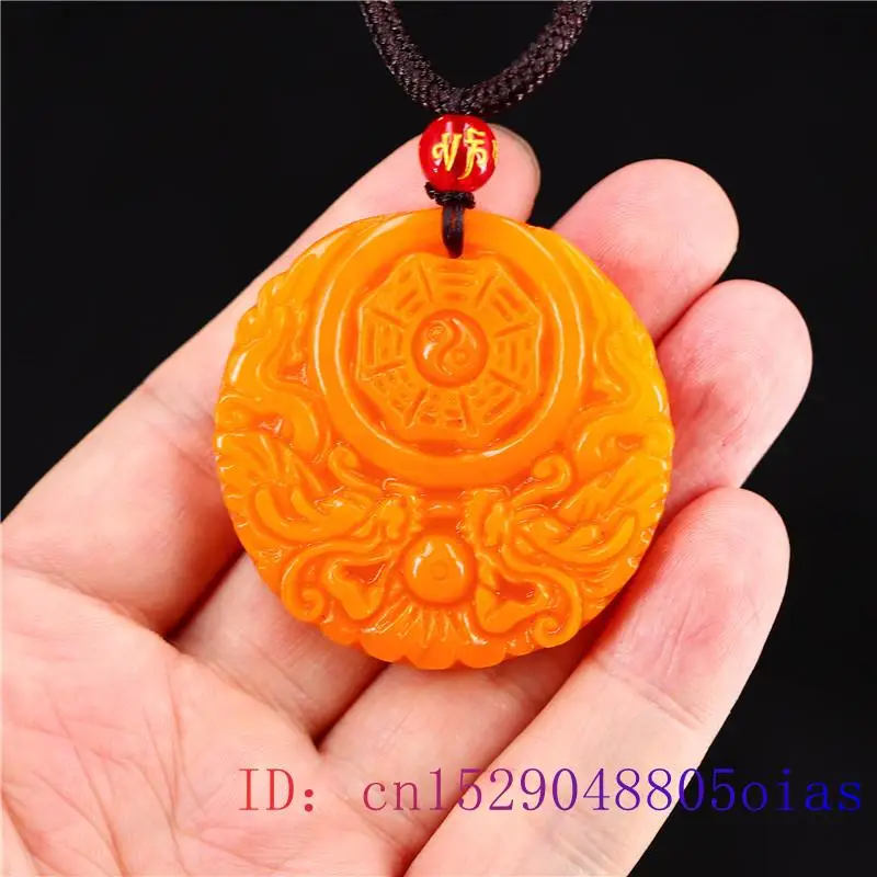 Gelb Jade Drachen Anhänger Ges – Yellow Men'S Fashion Bewertung und Preis
