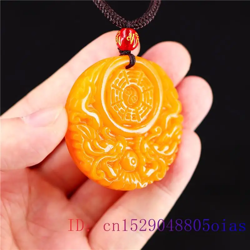 Gelb Jade Drachen Anhänger Ges – Yellow Men'S Fashion Bewertung und Preis