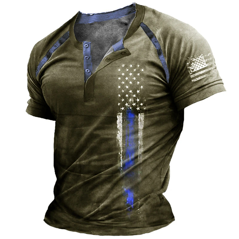 Lustiges 3D-amerikanische-Flag – Men'S Fashion Old Money Bewertung und Preis