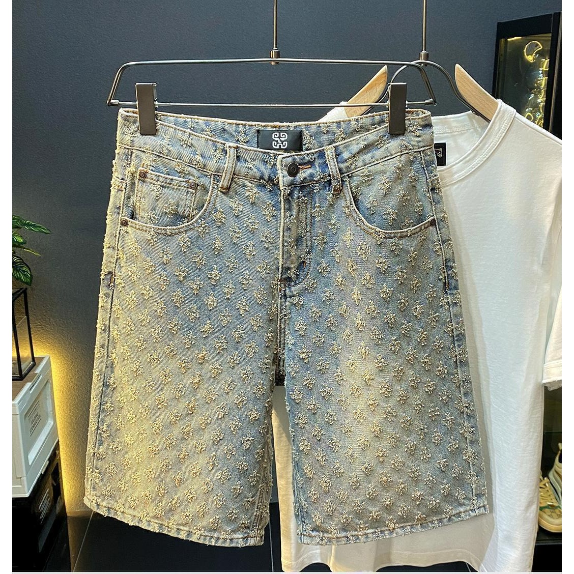 Sommer High-Street Denim-Short – Men'S Fashion Old Money Bewertung und Preis