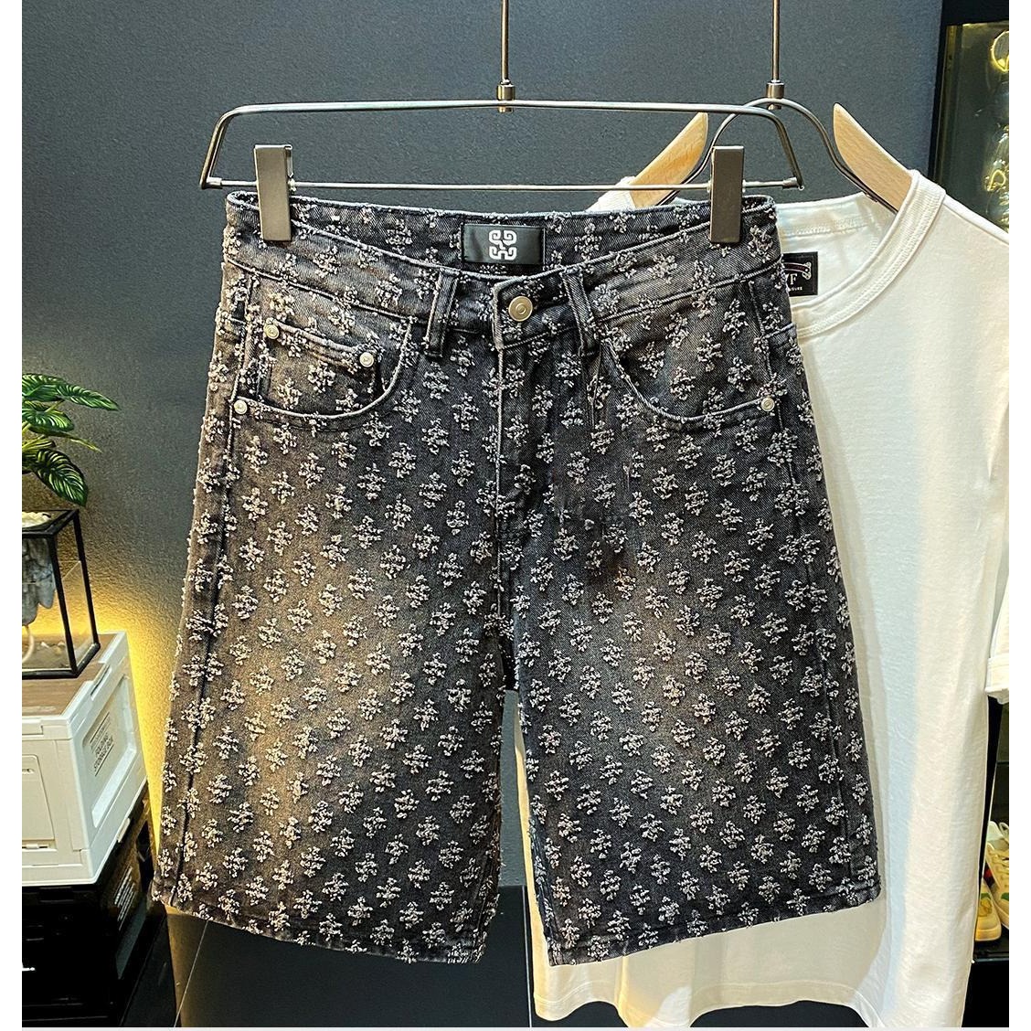 Sommer High-Street Denim-Short – Men'S Fashion Old Money Bewertung und Preis