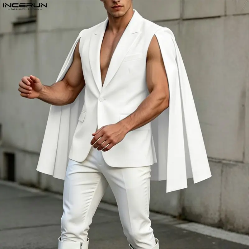 INCERUN Herren Unregelmäßiger  – Mens Fashion Poncho Bewertung und Preis