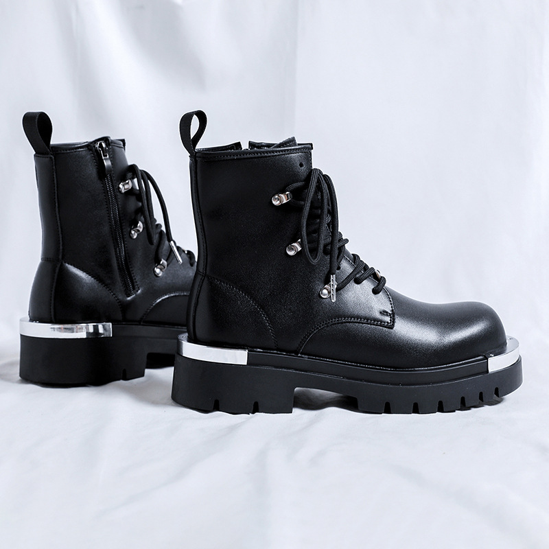 Herren Motorrad-Kampfstiefel M – Mens Fashion Combat Boots Bewertung und Preis