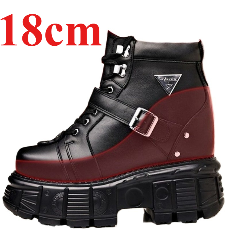 Echte Leder-Motorradstiefel fü – Fashion Men'S Boots Bewertung und Preis