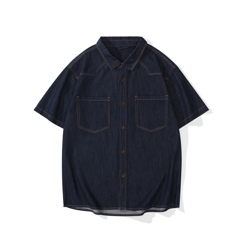 Sommer Leichte Dünne Denim Hem – Jeans Shirt Fashion For Men Bewertung und Preis
