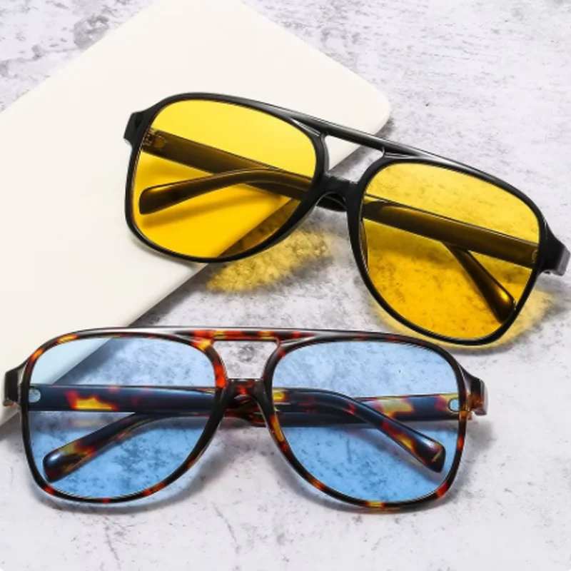 Unisex-Mode-Sonnenbrille, UV40 – Yellow Men'S Fashion Bewertung und Preis