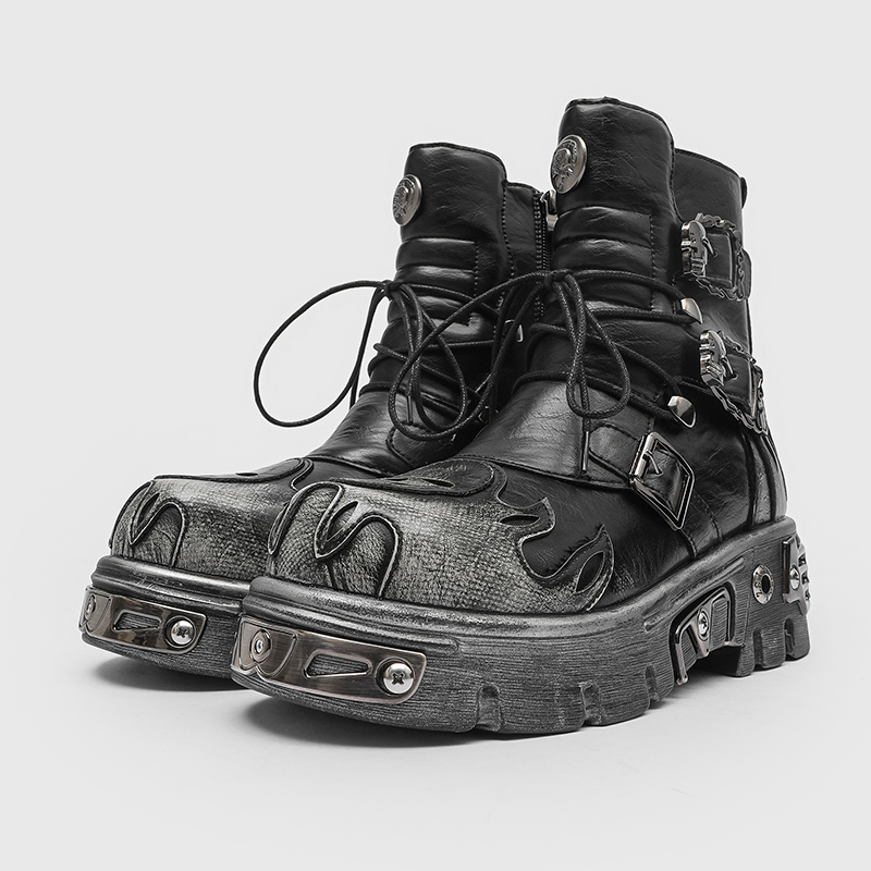 Herren Höhenverstellbare Punk- – Fashion Men'S Boots Bewertung und Preis