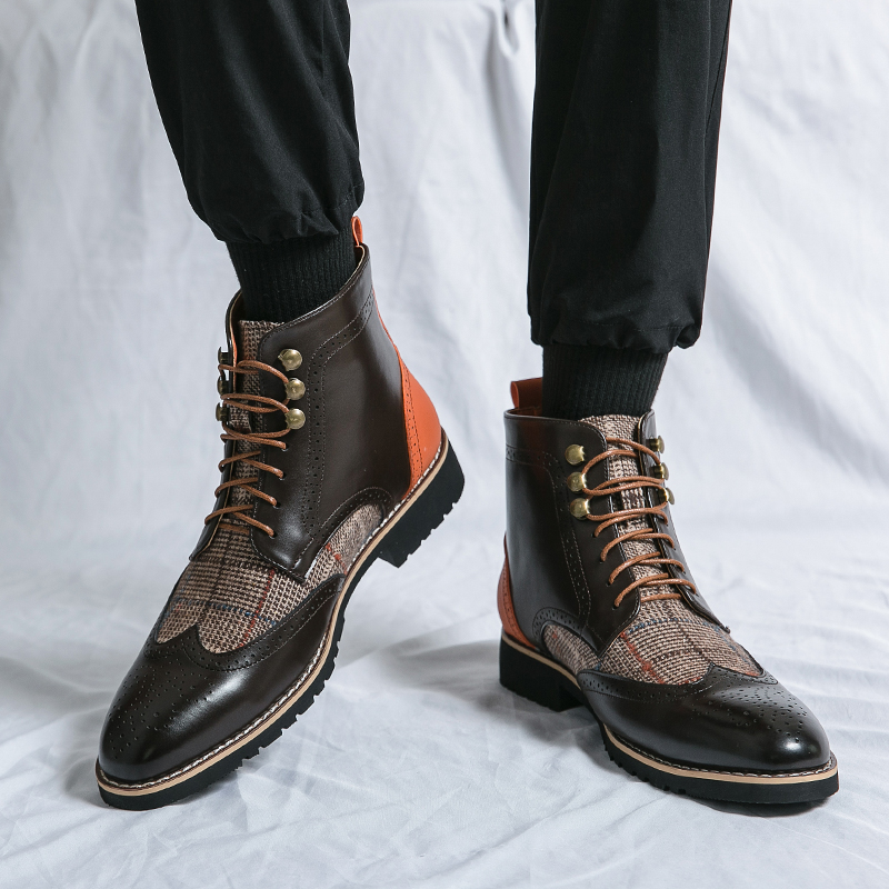 Modische Outdoor-Kampfs tiefel – Mens Fashion Combat Boots Bewertung und Preis