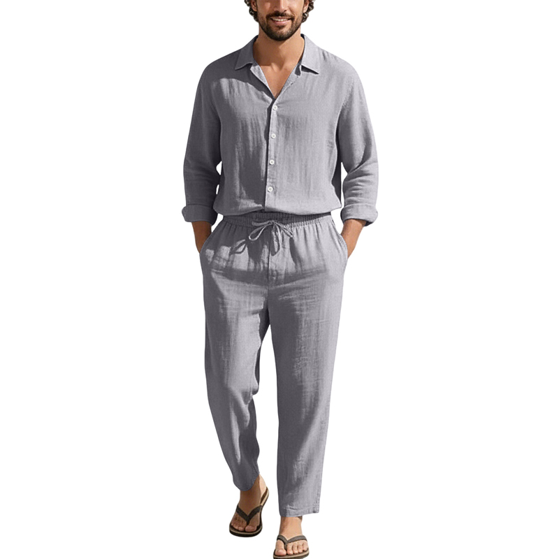 Frühling Sommer Leinen Freizei – Men'S Spring Fashion Bewertung und Preis