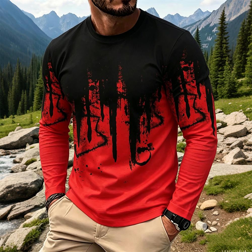 Herren Gradient Ink Splash Lan – Men'S Spring Fashion Bewertung und Preis