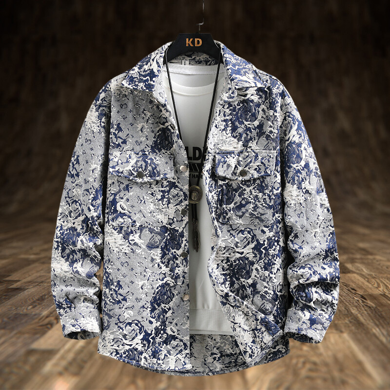 Frühling männer Luxus Denim Ja – Jeans Shirt Fashion For Men Bewertung und Preis