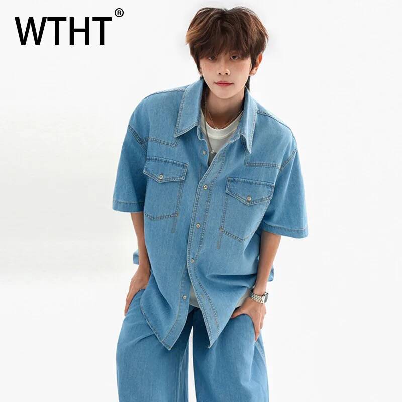 WTHT Modische Herren-Jeans mit – Jeans Shirt Fashion For Men Bewertung und Preis