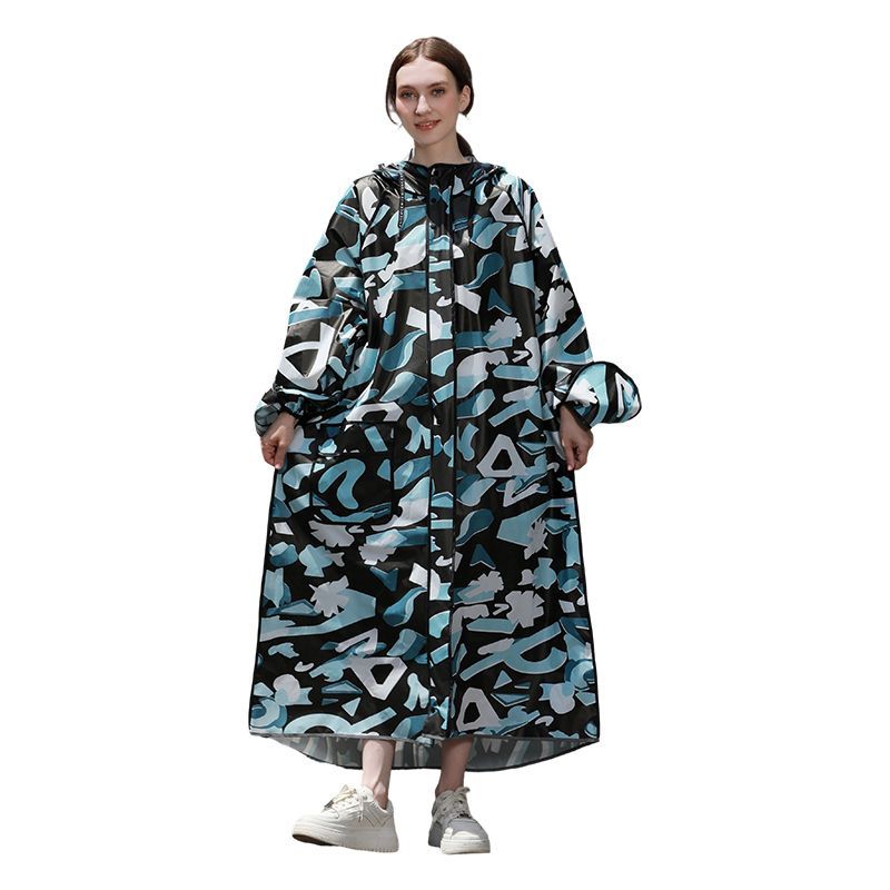 Langer Tarnfarben-Regenmantel  – Mens Fashion Poncho Bewertung und Preis